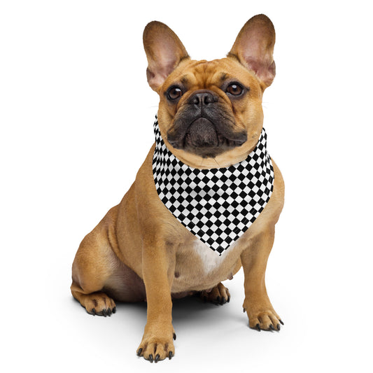 Checker All-over print bandana