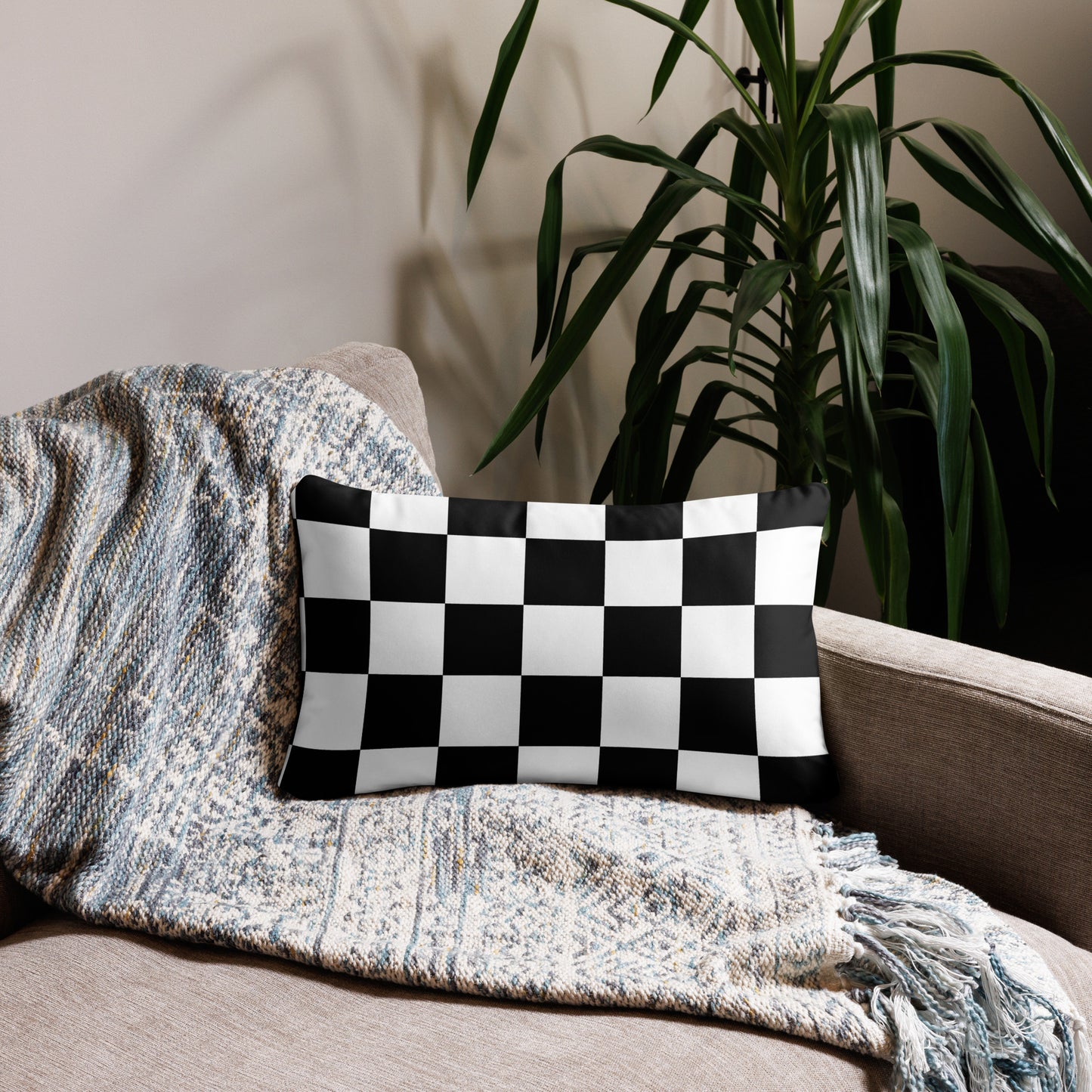 Checker Basic Pillow