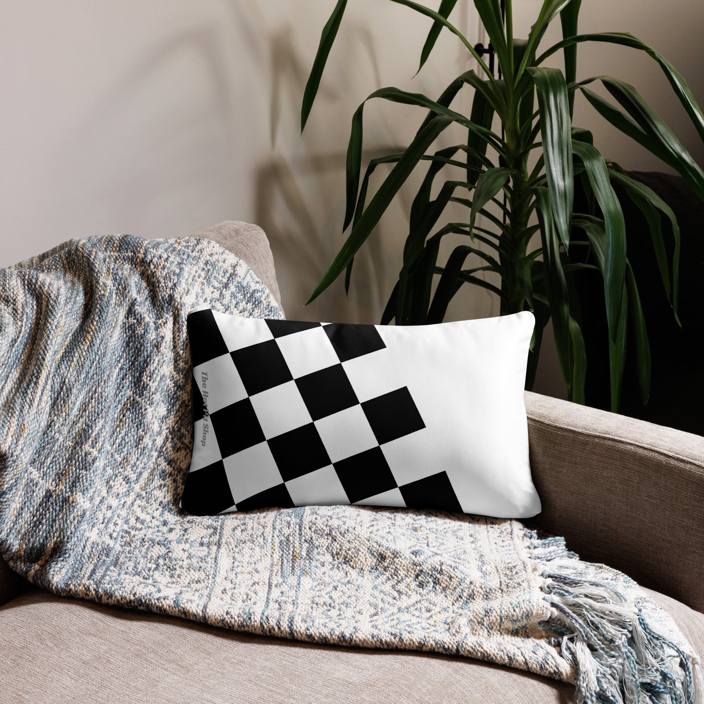 Checker Basic Pillow