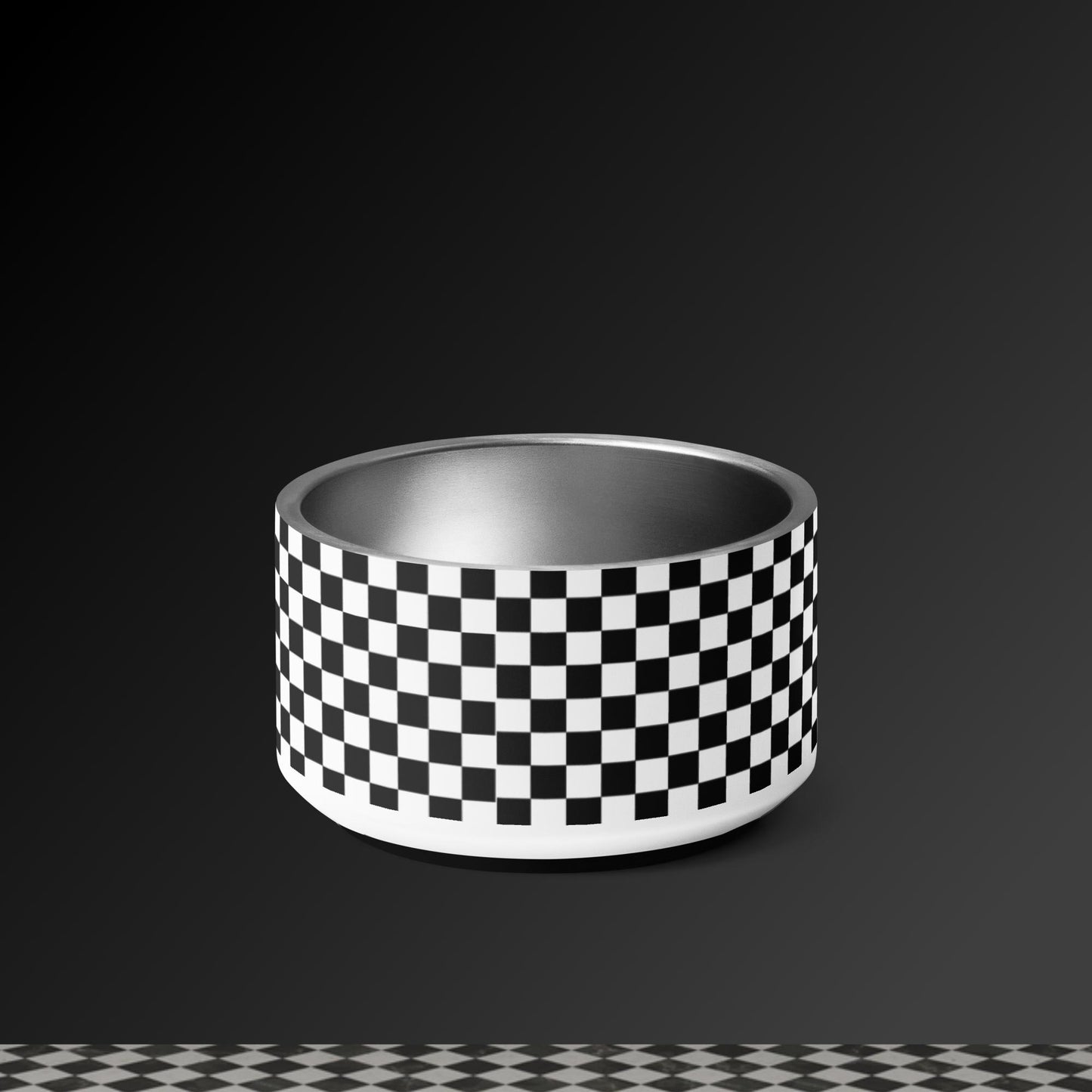 Checkers Pet bowl