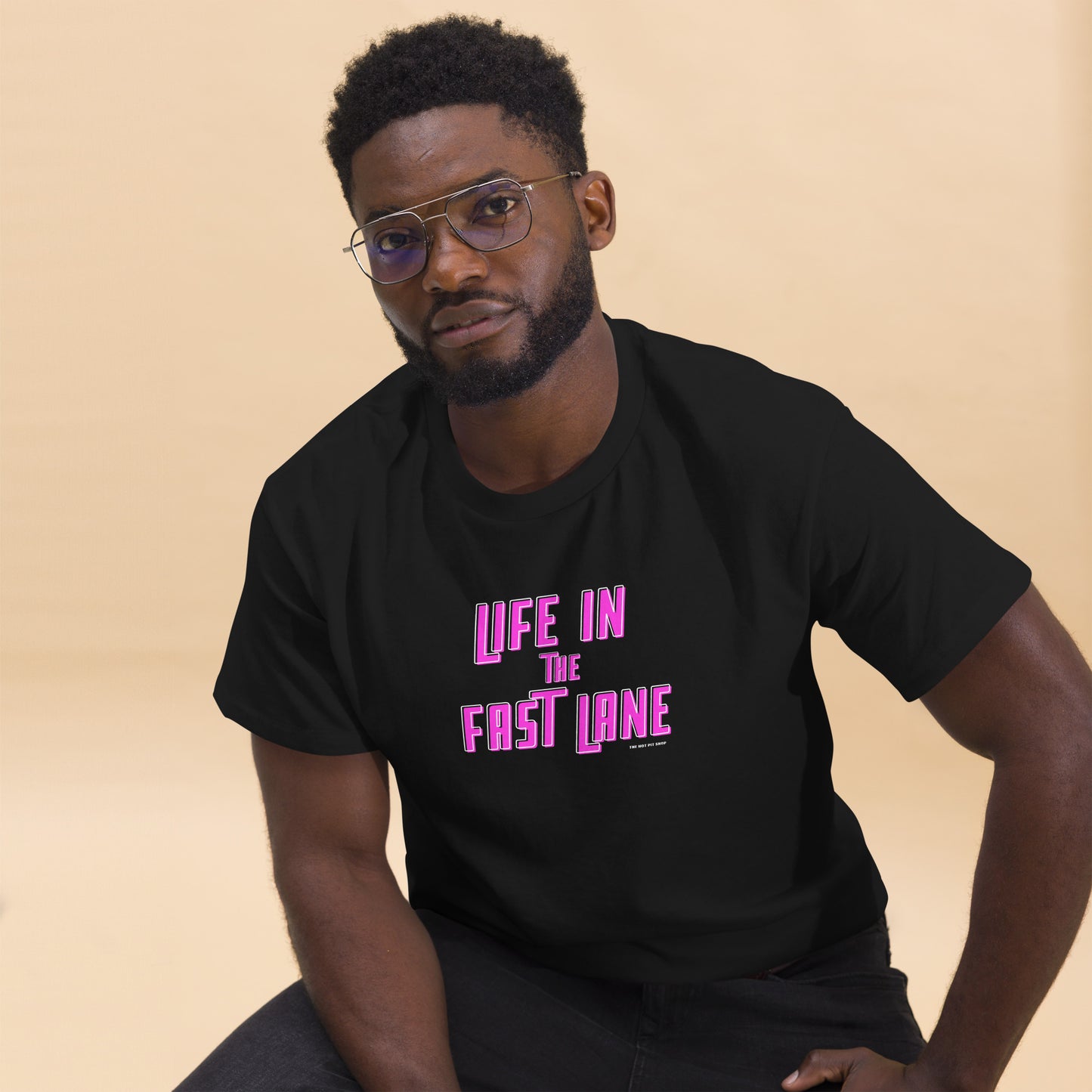 Life in the Fast Lane Pink Unisex classic tee