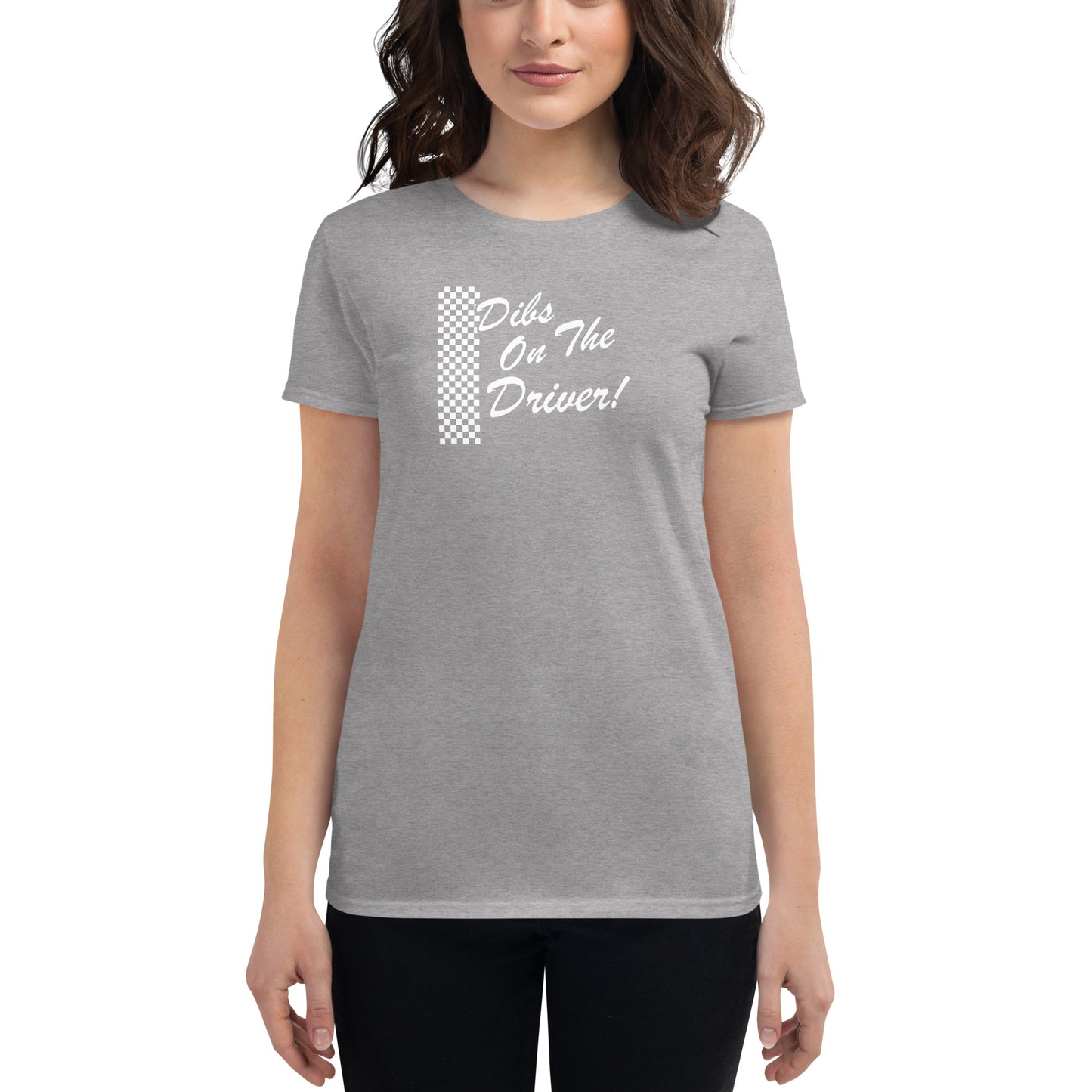 Dibs on the Driver Dark Women's short sleeve t-shirt